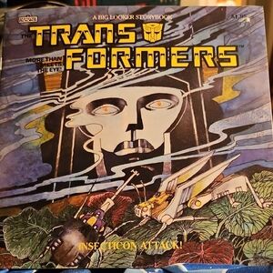 Transformers INSECTION ATTACK! 1985 Storybook VTG